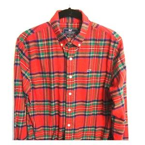 Vineyard vines Boys button down flannel
